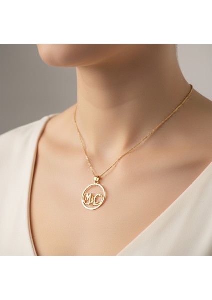 8 Ayar Altın Kolye Ucu C&m GM10694 1 gr