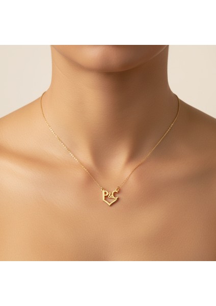 8 Ayar Altın Kolye Ucu C&p GM10725 1 gr