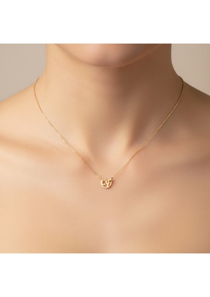 8 Ayar Altın Kolye Ucu C&y GM10829 1 gr