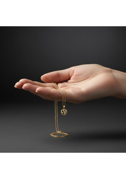 8 Ayar Altın Kolye Ucu C&y GM10829 1 gr fiyatları