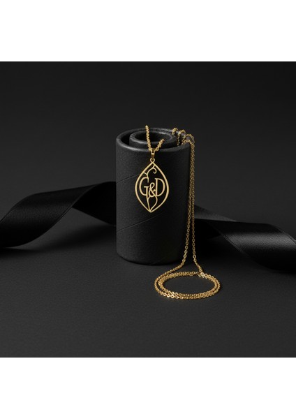 8 Ayar Altın Kolye Ucu D&g GM10884 1 gr modelleri