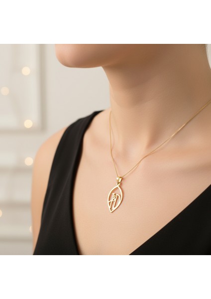 8 Ayar Altın Kolye Ucu D&h GM10892 1 gr