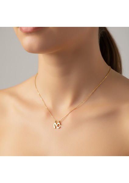 8 Ayar Altın Kolye Ucu C&n GM10707 1 gr