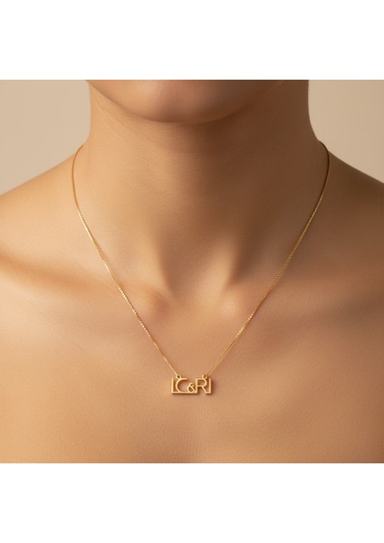 8 Ayar Altın Kolye Ucu C&r GM10745 1 gr