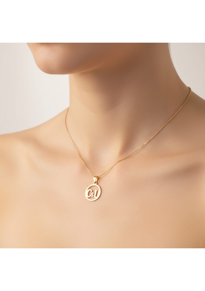 8 Ayar Altın Kolye Ucu C&u GM10794 1 gr