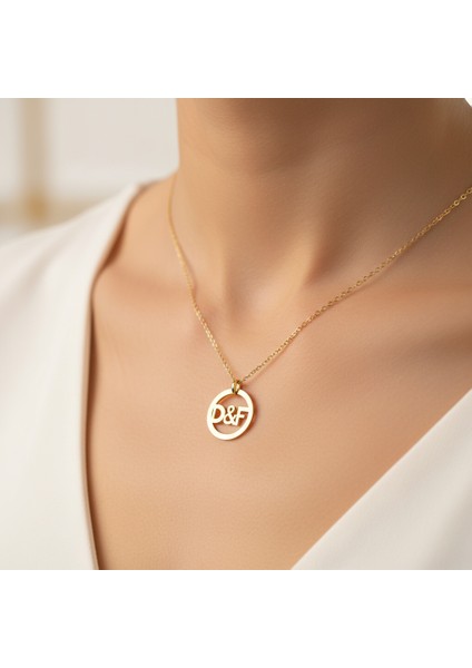 8 Ayar Altın Kolye Ucu D&f GM10858 1 gr