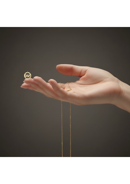 8 Ayar Altın Kolye Ucu D&f GM10858 1 gr fiyatları