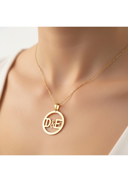 8 Ayar Altın Kolye Ucu D&e GM10854 1 gr