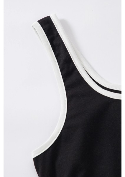 Kadın Siyah Askılı Crop Top ve Şortlu Gecelik Takım fırsatları