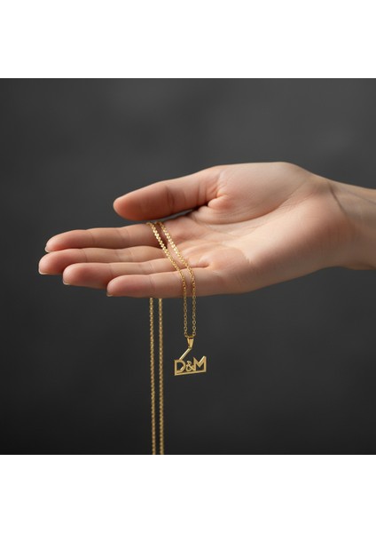 8 Ayar Altın Kolye Ucu D&m GM10977 1 gr fiyatları