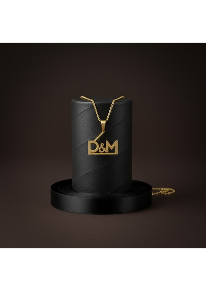 8 Ayar Altın Kolye Ucu D&m GM10977 1 gr modelleri