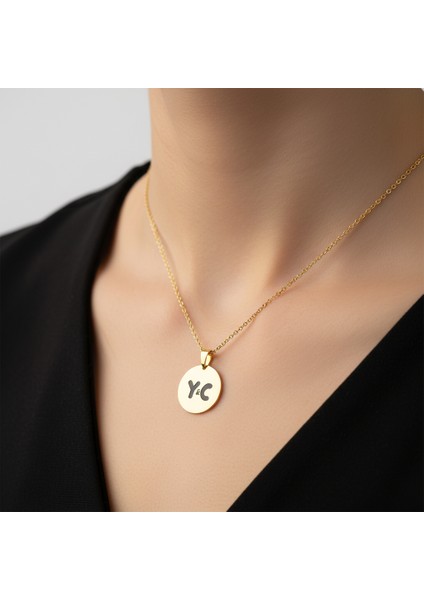 8 Ayar Altın Kolye Ucu C&y GM10825 1 gr