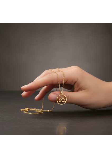 8 Ayar Altın Kolye Ucu D&f GM10859 1 gr fiyatları