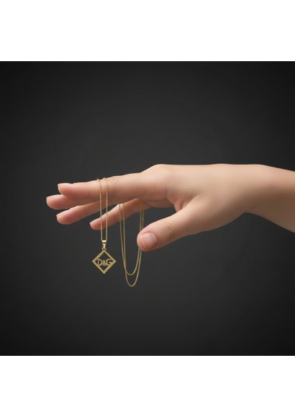 8 Ayar Altın Kolye Ucu D&g GM10872 1 gr fiyatları