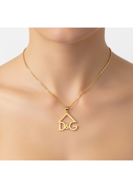 8 Ayar Altın Kolye Ucu D&g GM10882 1 gr
