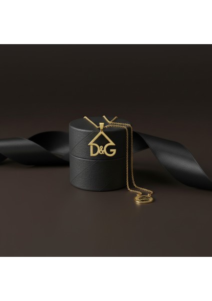 8 Ayar Altın Kolye Ucu D&g GM10882 1 gr modelleri