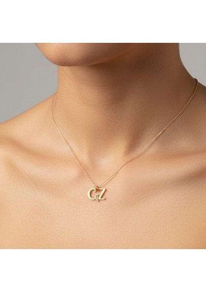 8 Ayar Altın Kolye Ucu C&z GM10834 1 gr