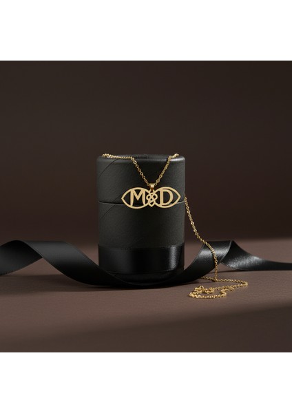 8 Ayar Altın Kolye Ucu D&m GM10969 1 gr modelleri