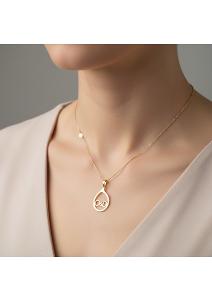 8 Ayar Altın Kolye Ucu D&o GM11002 1 gr