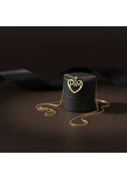 8 Ayar Altın Kolye Ucu D&m GM10981 1 gr modelleri