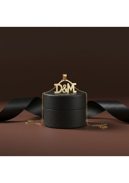 8 Ayar Altın Kolye Ucu D&m GM10984 1 gr modelleri