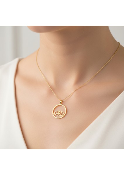 8 Ayar Altın Kolye Ucu D&o GM11006 1 gr