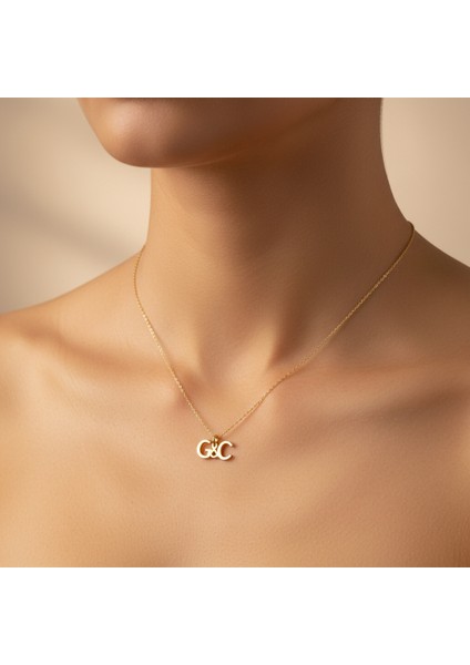 8 Ayar Altın Kolye Ucu C&g GM10606 0.5 gr