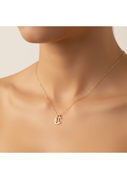 8 Ayar Altın Kolye Ucu C&h GM10624 0.5 gr