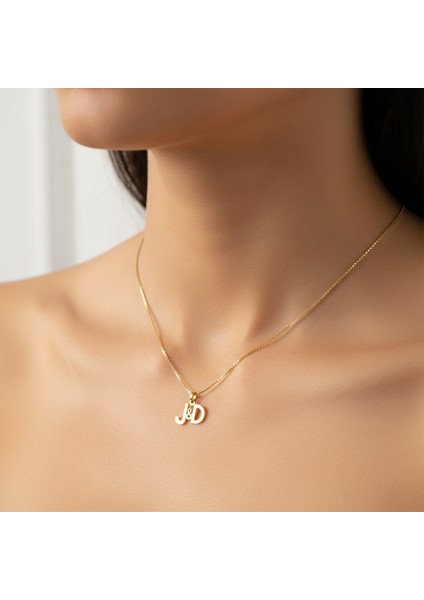 8 Ayar Altın Kolye Ucu D&j GM10930 1 gr