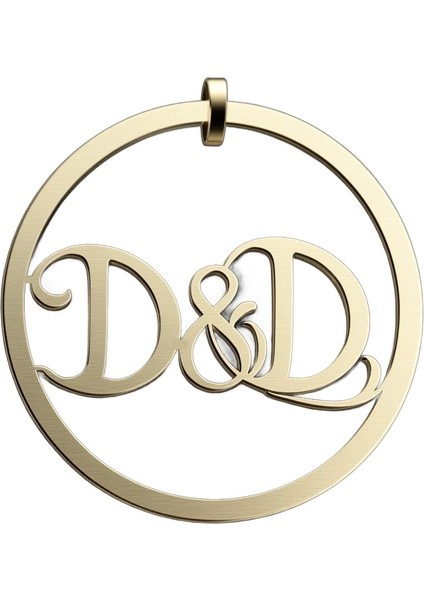8 Ayar Altın Kolye Ucu D&d GM10838 1 gr