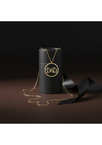 8 Ayar Altın Kolye Ucu D&d GM10838 1 gr modelleri