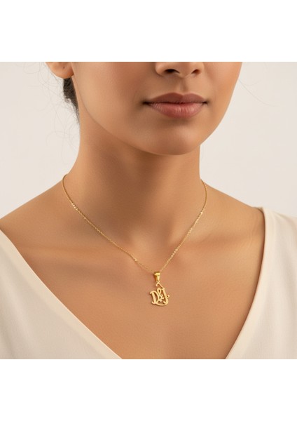 8 Ayar Altın Kolye Ucu D&j GM10922 1 gr