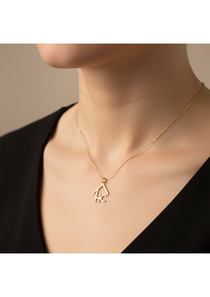 8 Ayar Altın Kolye Ucu C&h GM10617 1 gr