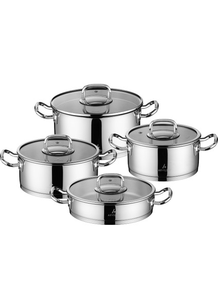 Vogue Cam Kapak 8 Parça Tencere Seti fiyatları