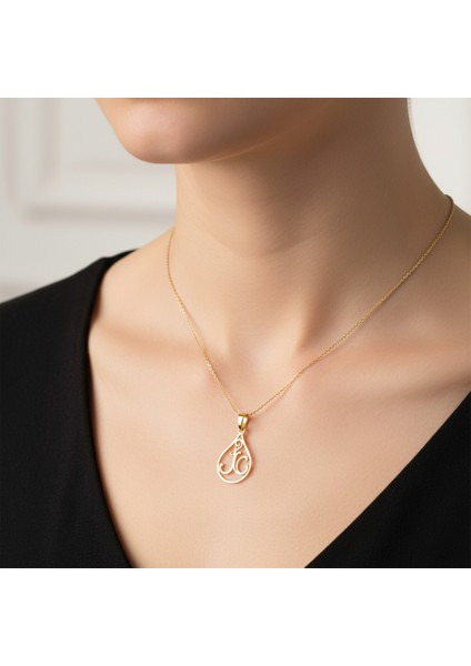 8 Ayar Altın Kolye Ucu C&j GM10652 0.5 gr