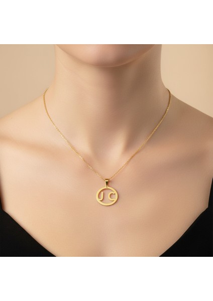 8 Ayar Altın Kolye Ucu C&j GM10656 0.5 gr