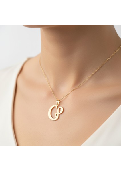 8 Ayar Altın Kolye Ucu C&p GM10729 0.5 gr