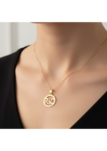 8 Ayar Altın Kolye Ucu C&r GM10746 0.5 gr