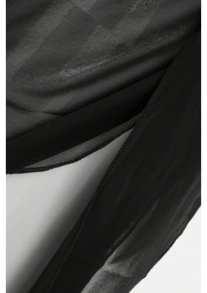 Kadın Siyah Beyaz Transparan Belden Bağlamalı Pareo 2'li modelleri