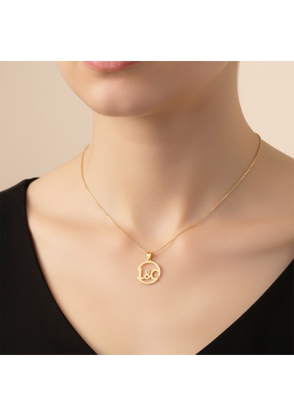 8 Ayar Altın Kolye Ucu C&l GM10678 0.5 gr