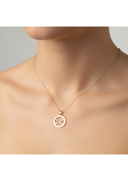 8 Ayar Altın Kolye Ucu C&l GM10686 0.5 gr