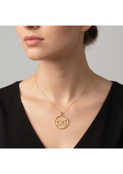 8 Ayar Altın Kolye Ucu C&o GM10715 0.5 gr