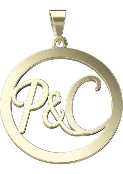 8 Ayar Altın Kolye Ucu C&p GM10723 0.5 gr