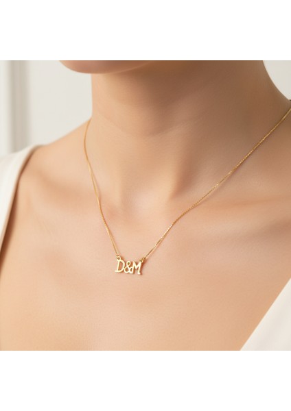 8 Ayar Altın Kolye Ucu D&m GM10974 1 gr