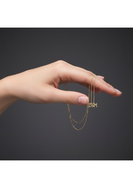 8 Ayar Altın Kolye Ucu D&m GM10974 1 gr fiyatları