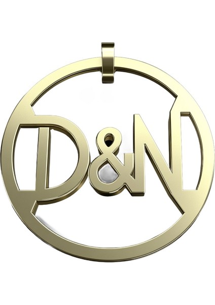 8 Ayar Altın Kolye Ucu D&n GM10998 1 gr