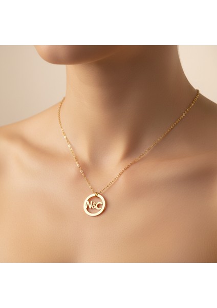 8 Ayar Altın Kolye Ucu C&n GM10706 1 gr