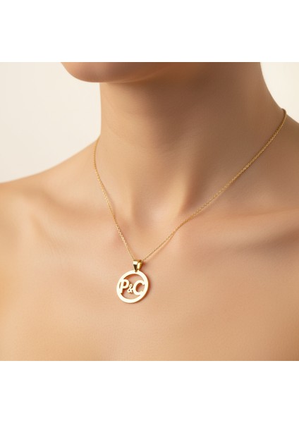 8 Ayar Altın Kolye Ucu C&p GM10728 1 gr