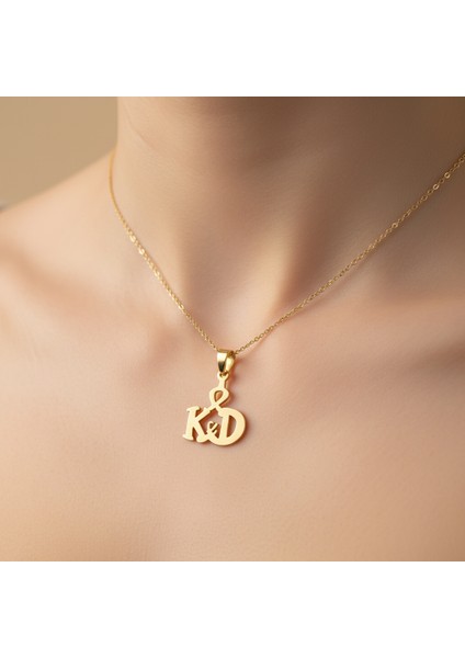 14 Ayar Altın Kolye Ucu D&k GM10937 0.5 gr