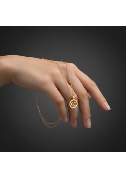 8 Ayar Altın Kolye Ucu C&q GM10734 0.5 gr fiyatları